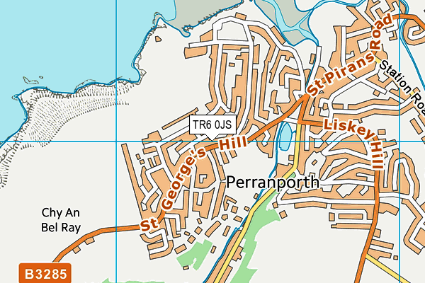 TR6 0JS map - OS VectorMap District (Ordnance Survey)