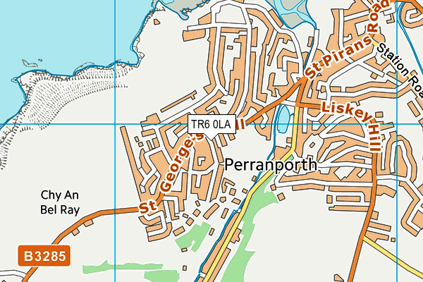 TR6 0LA map - OS VectorMap District (Ordnance Survey)