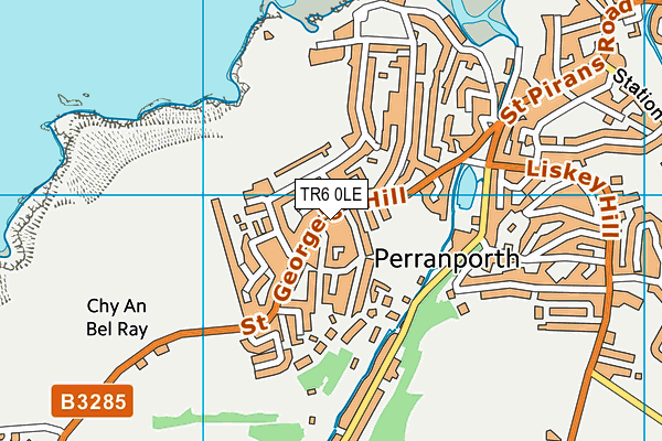 TR6 0LE map - OS VectorMap District (Ordnance Survey)