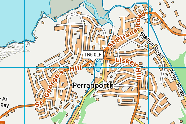 TR6 0LF map - OS VectorMap District (Ordnance Survey)