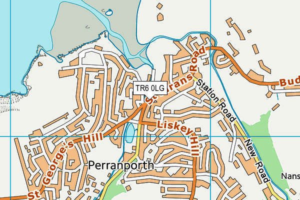 TR6 0LG map - OS VectorMap District (Ordnance Survey)