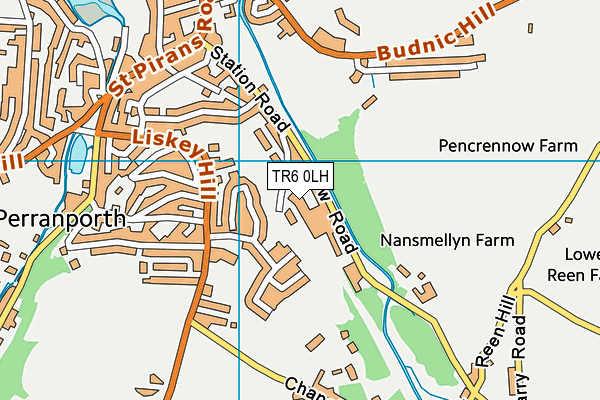 TR6 0LH map - OS VectorMap District (Ordnance Survey)
