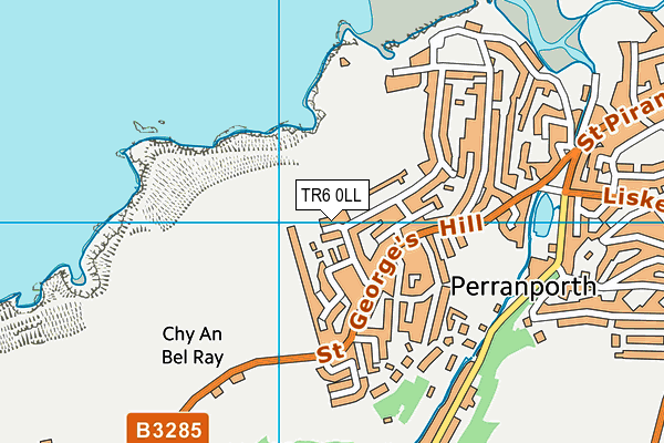 TR6 0LL map - OS VectorMap District (Ordnance Survey)