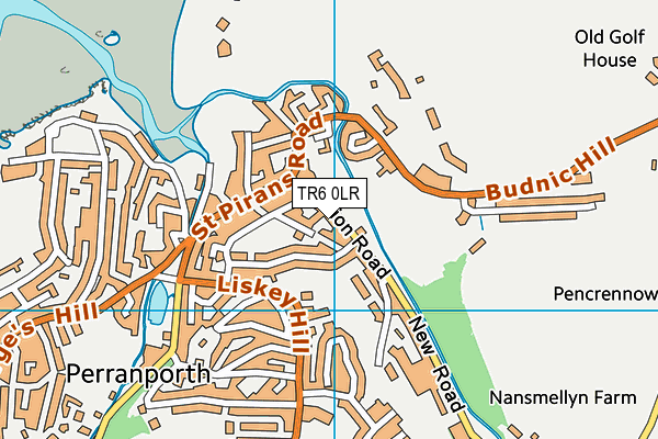 TR6 0LR map - OS VectorMap District (Ordnance Survey)