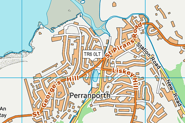 TR6 0LT map - OS VectorMap District (Ordnance Survey)