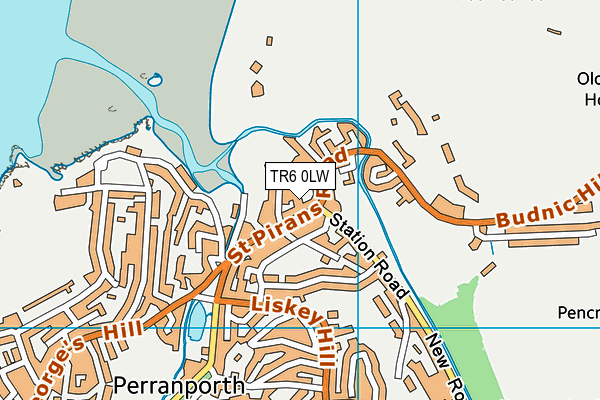 TR6 0LW map - OS VectorMap District (Ordnance Survey)