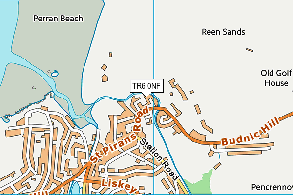 TR6 0NF map - OS VectorMap District (Ordnance Survey)