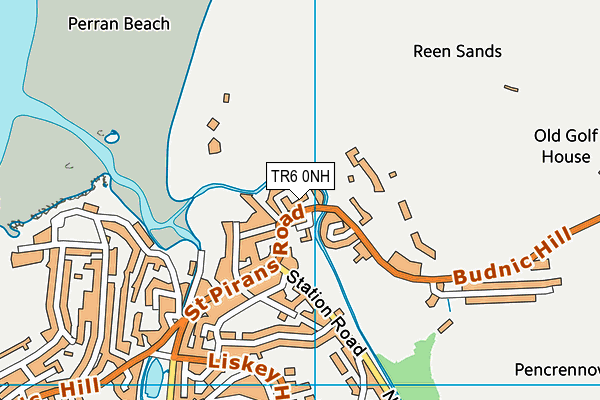 TR6 0NH map - OS VectorMap District (Ordnance Survey)