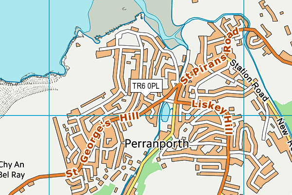 TR6 0PL map - OS VectorMap District (Ordnance Survey)