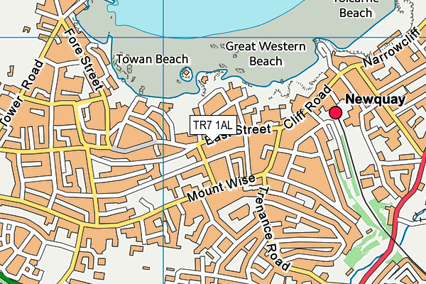 TR7 1AL map - OS VectorMap District (Ordnance Survey)