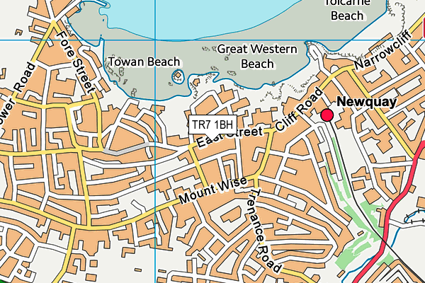 Map of IMOVE NEWQUAY LTD at district scale