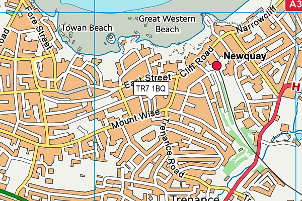 TR7 1BQ map - OS VectorMap District (Ordnance Survey)
