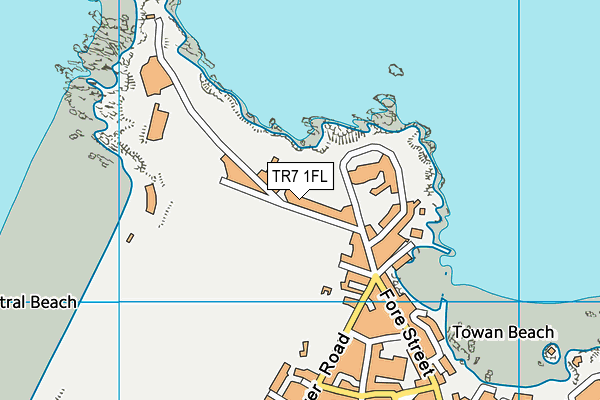 TR7 1FL map - OS VectorMap District (Ordnance Survey)