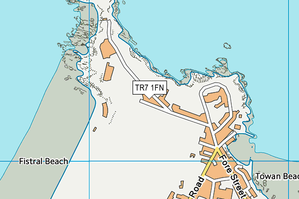 TR7 1FN map - OS VectorMap District (Ordnance Survey)