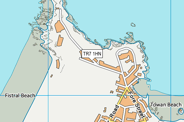 TR7 1HN map - OS VectorMap District (Ordnance Survey)