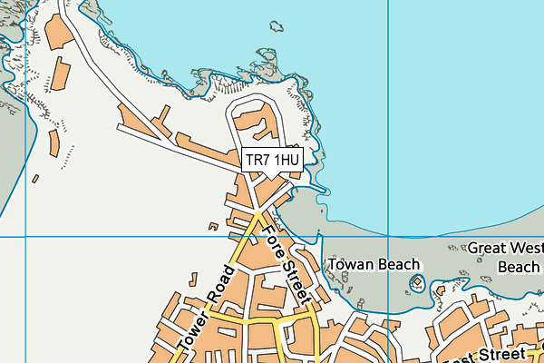 TR7 1HU map - OS VectorMap District (Ordnance Survey)