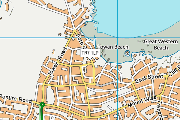 TR7 1LP map - OS VectorMap District (Ordnance Survey)