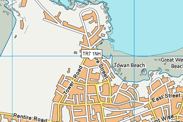 TR7 1NH map - OS VectorMap District (Ordnance Survey)