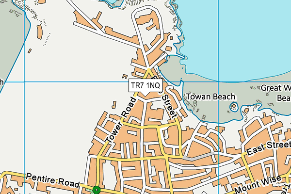 TR7 1NQ map - OS VectorMap District (Ordnance Survey)