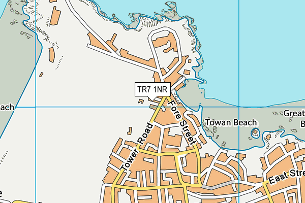 TR7 1NR map - OS VectorMap District (Ordnance Survey)