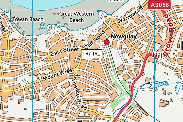 TR7 1RL map - OS VectorMap District (Ordnance Survey)