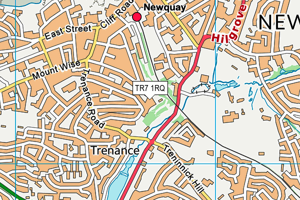 TR7 1RQ map - OS VectorMap District (Ordnance Survey)