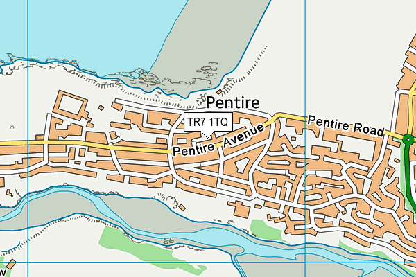 TR7 1TQ map - OS VectorMap District (Ordnance Survey)
