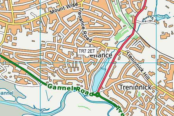 TR7 2ET map - OS VectorMap District (Ordnance Survey)