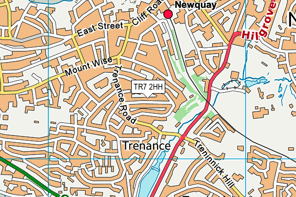 TR7 2HH map - OS VectorMap District (Ordnance Survey)