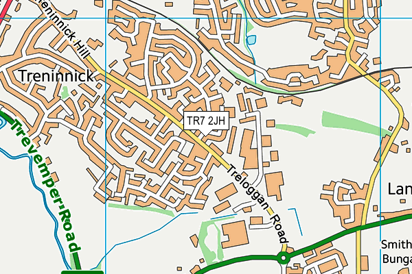 TR7 2JH map - OS VectorMap District (Ordnance Survey)