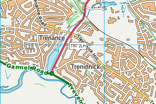 TR7 2LH map - OS VectorMap District (Ordnance Survey)