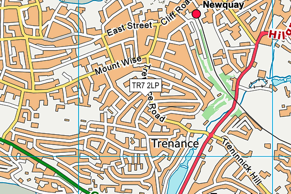 TR7 2LP map - OS VectorMap District (Ordnance Survey)