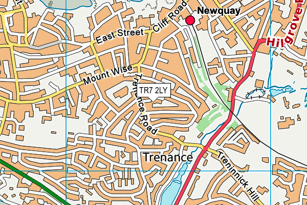 TR7 2LY map - OS VectorMap District (Ordnance Survey)