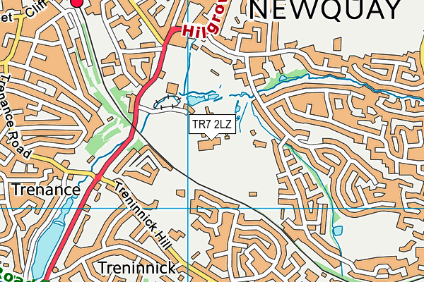 TR7 2LZ map - OS VectorMap District (Ordnance Survey)