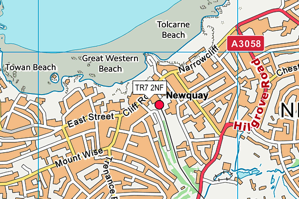 Map of A2B TAXIS NEWQUAY LIMITED at district scale