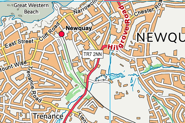 TR7 2NN map - OS VectorMap District (Ordnance Survey)