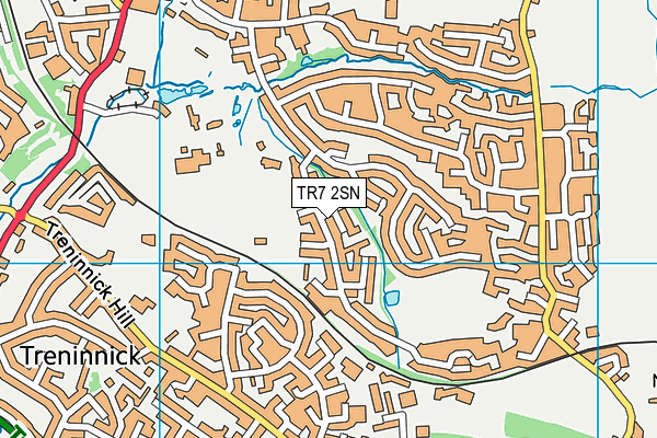 TR7 2SN map - OS VectorMap District (Ordnance Survey)