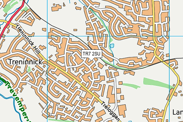 TR7 2SU map - OS VectorMap District (Ordnance Survey)