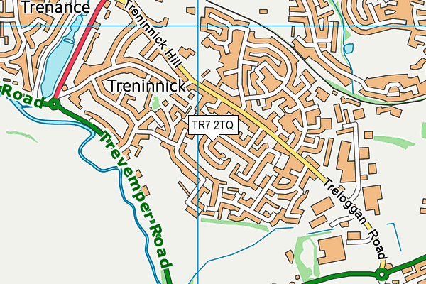TR7 2TQ map - OS VectorMap District (Ordnance Survey)