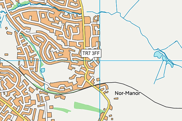 TR7 3FF map - OS VectorMap District (Ordnance Survey)