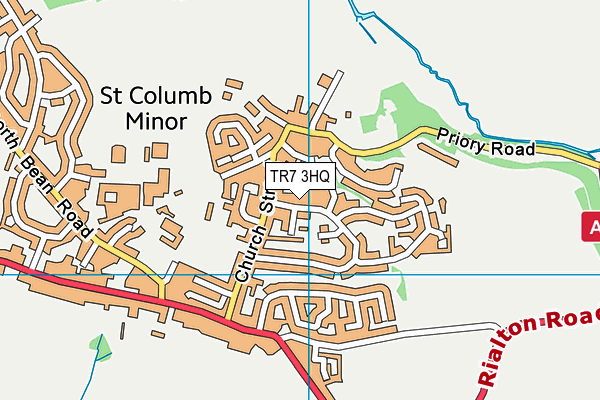 TR7 3HQ map - OS VectorMap District (Ordnance Survey)