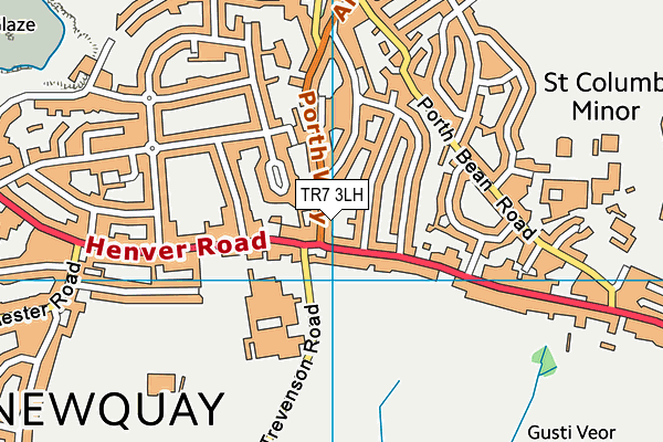 TR7 3LH map - OS VectorMap District (Ordnance Survey)