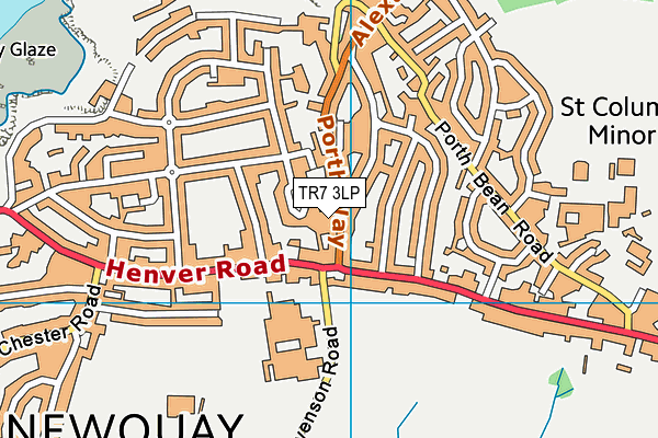 TR7 3LP map - OS VectorMap District (Ordnance Survey)