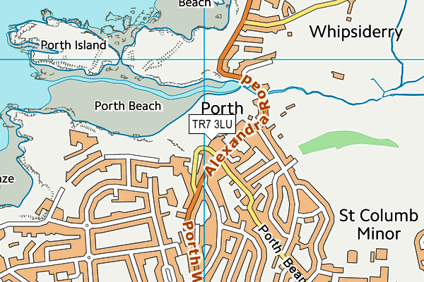 TR7 3LU map - OS VectorMap District (Ordnance Survey)