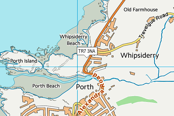 TR7 3NA map - OS VectorMap District (Ordnance Survey)