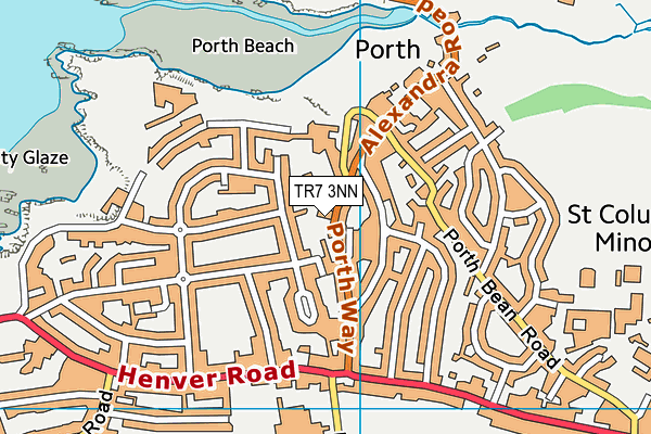 TR7 3NN map - OS VectorMap District (Ordnance Survey)