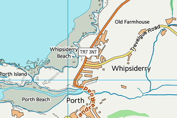 TR7 3NT map - OS VectorMap District (Ordnance Survey)