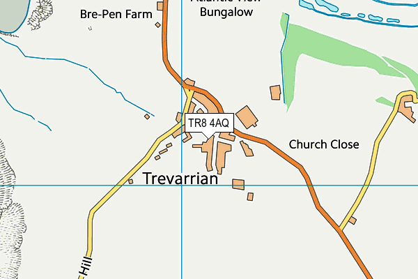 Trevarrian Holiday Park map (TR8 4AQ) - OS VectorMap District (Ordnance Survey)