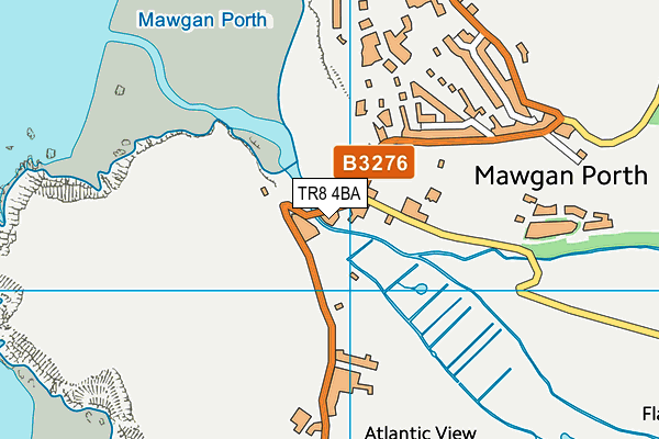 TR8 4BA map - OS VectorMap District (Ordnance Survey)