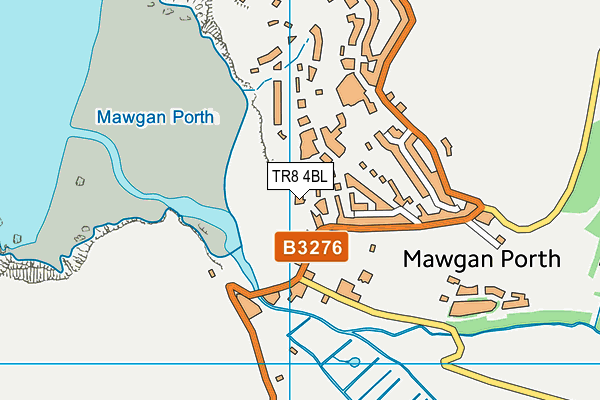 TR8 4BL map - OS VectorMap District (Ordnance Survey)